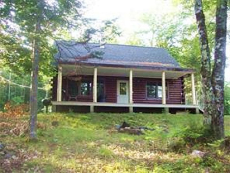 Hancock Pond Cabin On 400 Acres, Farm for Sale in Maine, 102802 FARMFLIP