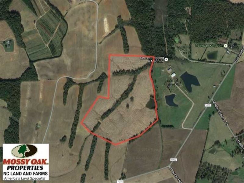 60 Acres of Farm Land for Sale in, Farm for Sale in North Carolina