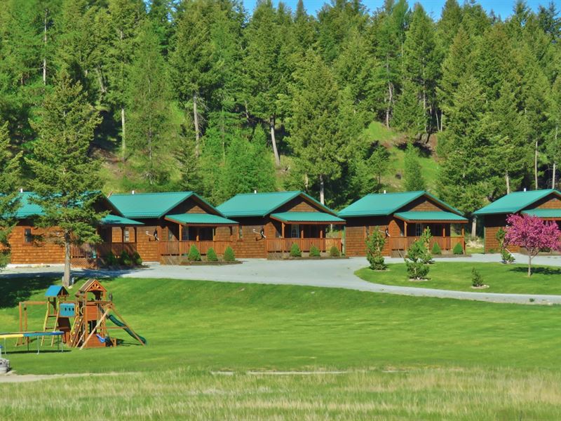 Grave Creek Cabins : Eureka : Lincoln County : Montana