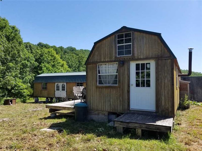 12 Acres and 2 Tiny Homes on South, Farm for Sale in Missouri, 151170