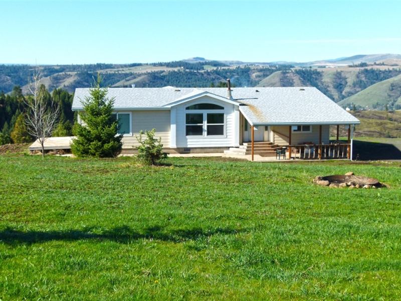 Country Home With 60 Acres For Sale Farm for Sale in Kooskia, Idaho