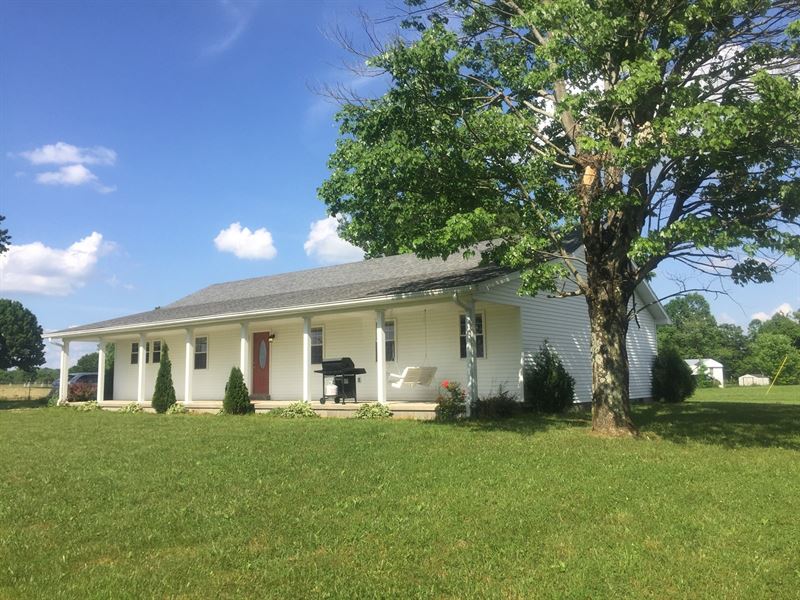 Country Home & 6 Acres, Barn, Farm for Sale in Kentucky, 170514 FARMFLIP