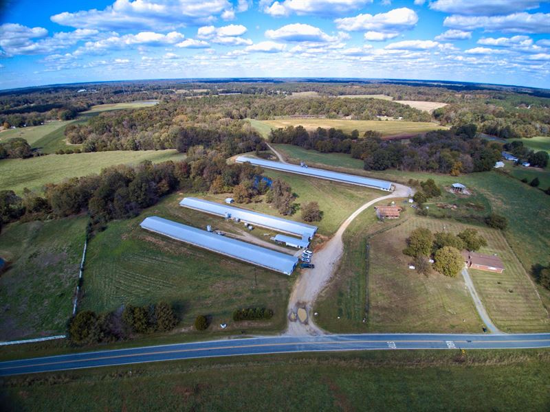 38 Acre Poultry Farm Home Waxhaw : Waxhaw : Union County : North Carolina