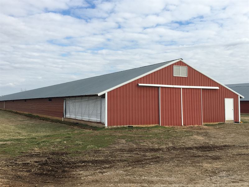 Turn-Key Upgraded Poultry Farm : Franklin : Simpson County : Kentucky