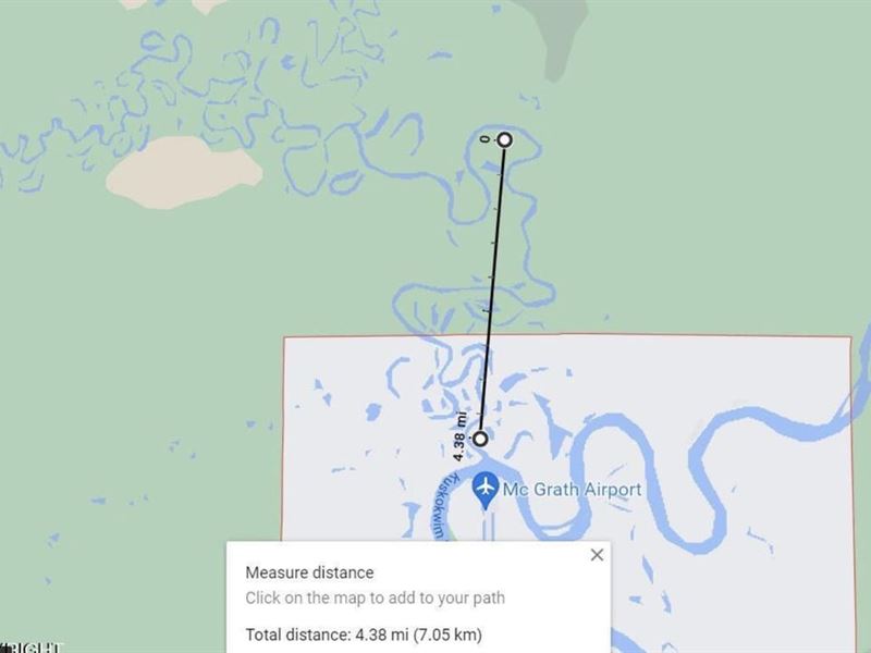 Remote Lot with 39.84 Acres in McGr : McGrath : Yukon-Koyukuk Borough : Alaska