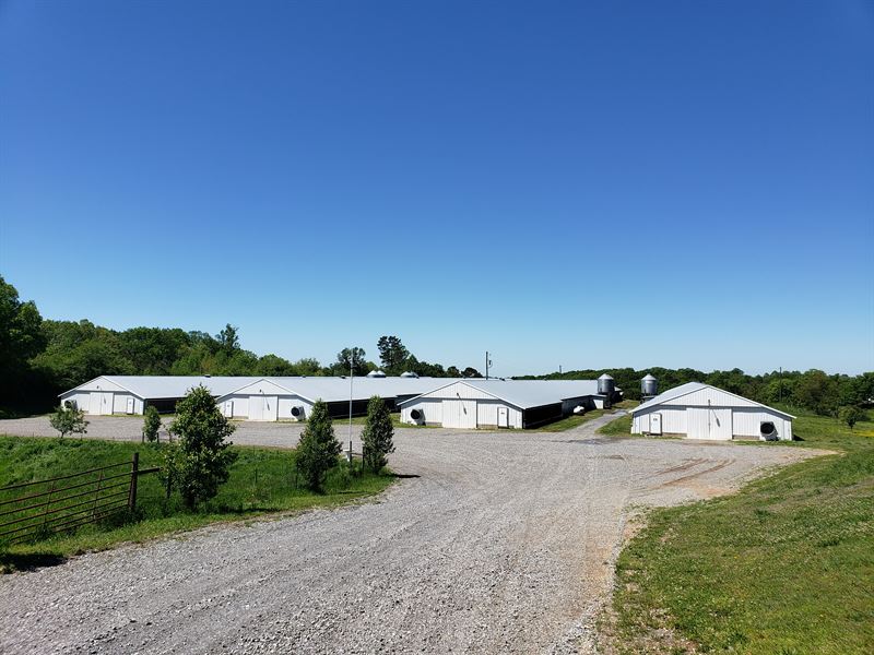 4 House Broiler Poultry Farm : Jasper : Pickens County : Georgia