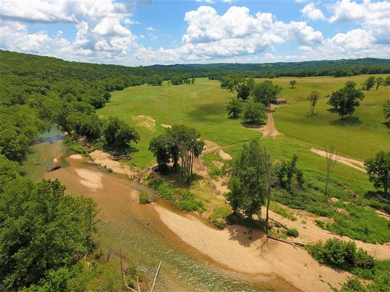 Beautiful 200 Acres on Flat Creek : Cape Fair : Barry County : Missouri