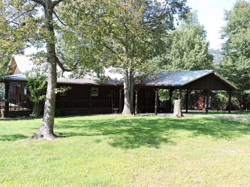 Mountaintop Log Cabin Home Acreage, Farm for Sale in Arkansas, #209488 ...