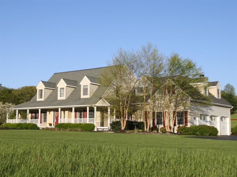 Modern Farmhouse On 6.4 Acres, Farm for Sale in New Jersey, 214641