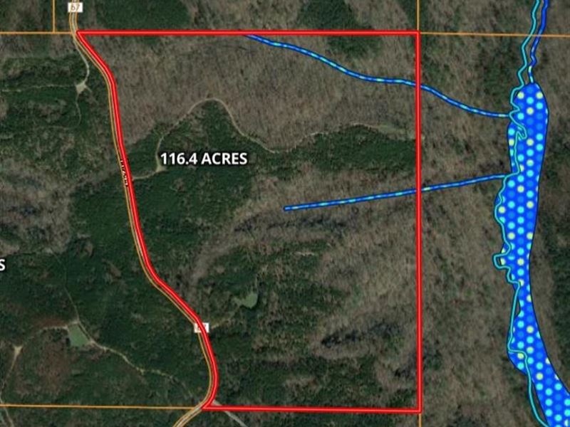 116 Acres Bankhead National Forest, Farm for Sale in Alabama, 215826