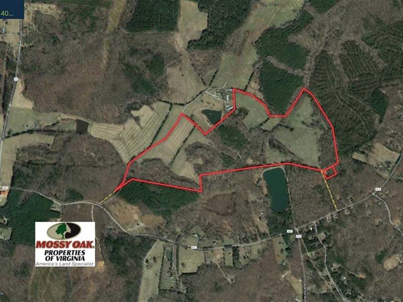 140.6 Acres of Residential Farm : Cartersville : Cumberland County : Virginia