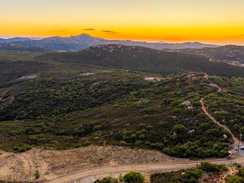 Japatul Valley Acreage : Alpine : San Diego County : California