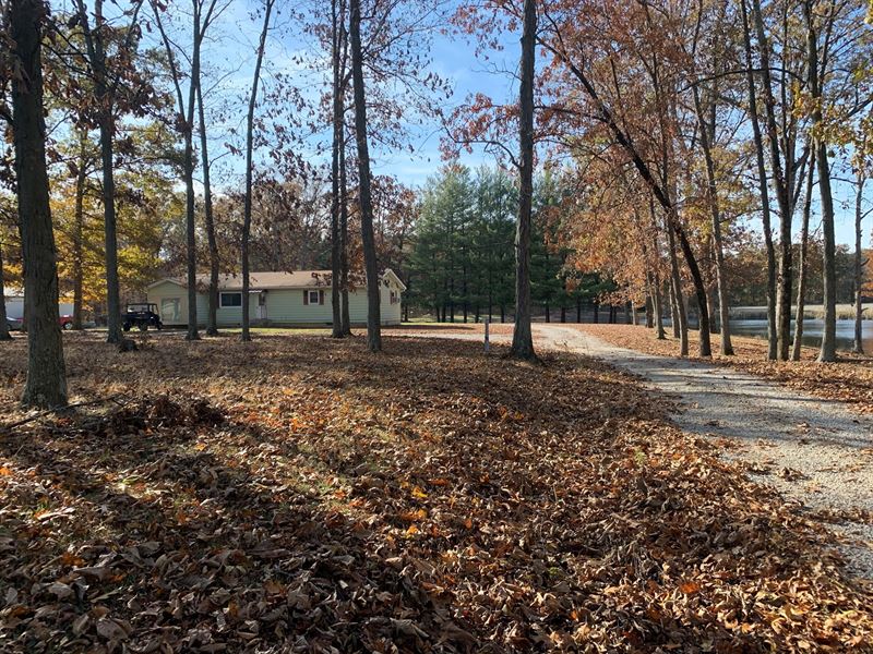 Home on 40 Acres With Pond Farm for Sale in Newton, Jasper County