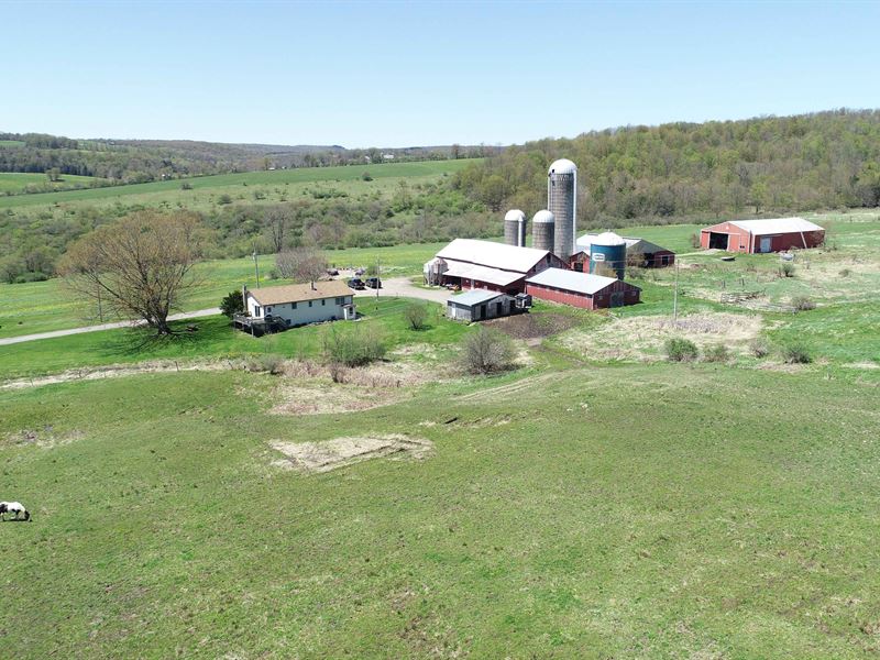 Certified Organic Farm with Home Farm for Sale in Taylor, Cortland