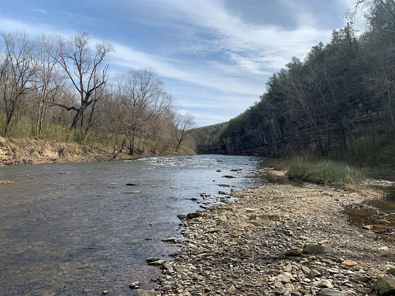 Acreage Big Piney Creek Boswell : Calico Rock : Izard County : Arkansas