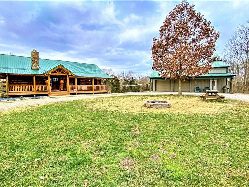 Log Home Acreage Located Southern, Farm for Sale in Ohio, 235424 FARMFLIP