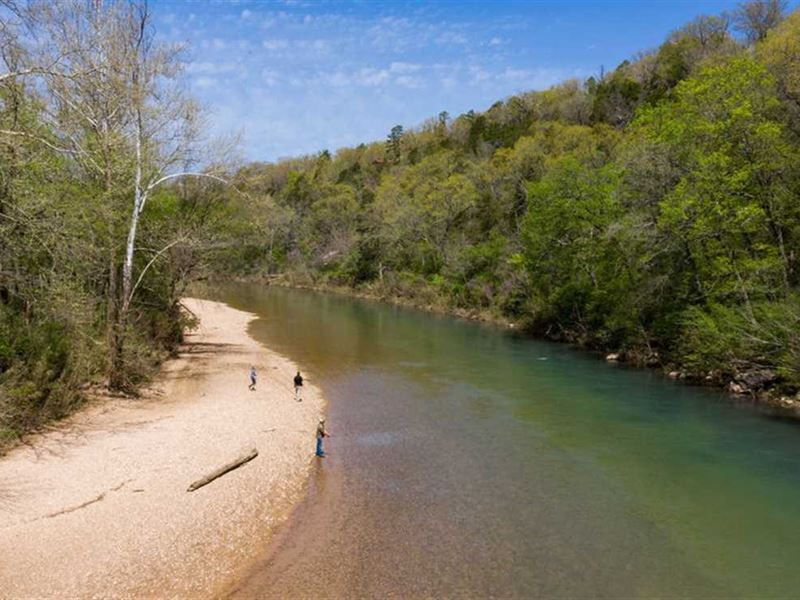 Kings River Front Mini Farm Eureka : Eureka Springs : Carroll County : Arkansas