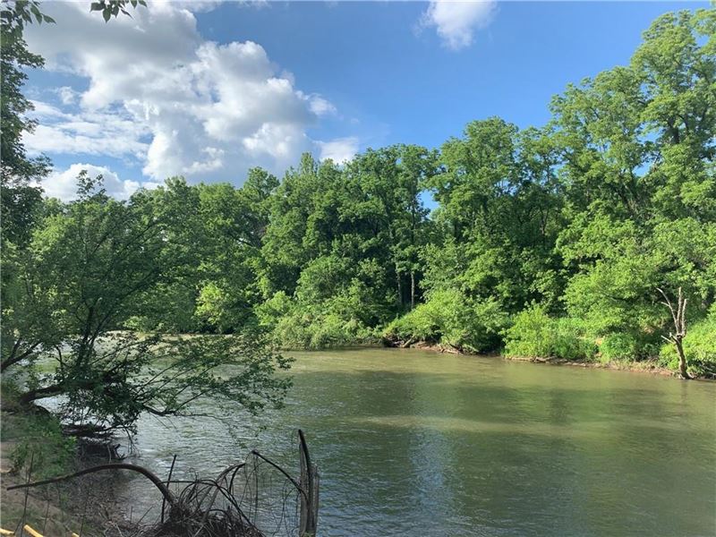 Riverfront Land in Cherokee County : Ball Ground : Cherokee County : Georgia