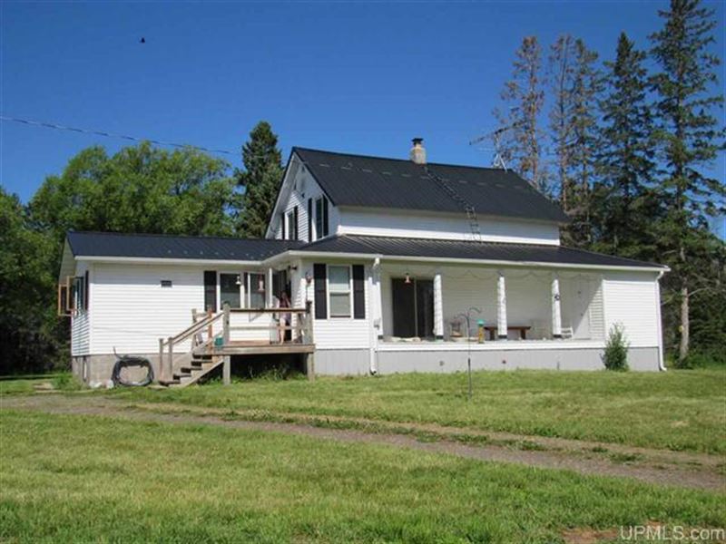 198 Acre Historic Farm : Ewen : Ontonagon County : Michigan