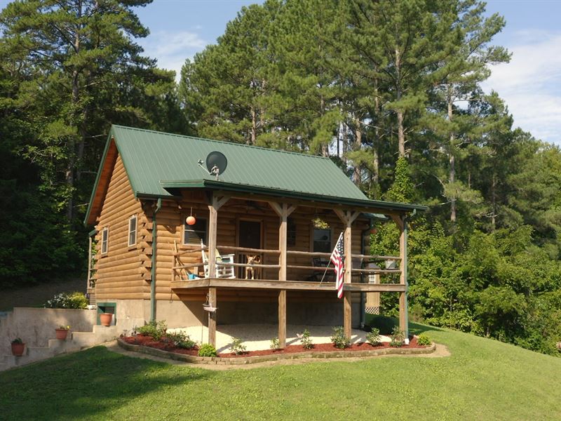 Log Cabin 32 Acres East Tennessee : Farm for Sale in ...