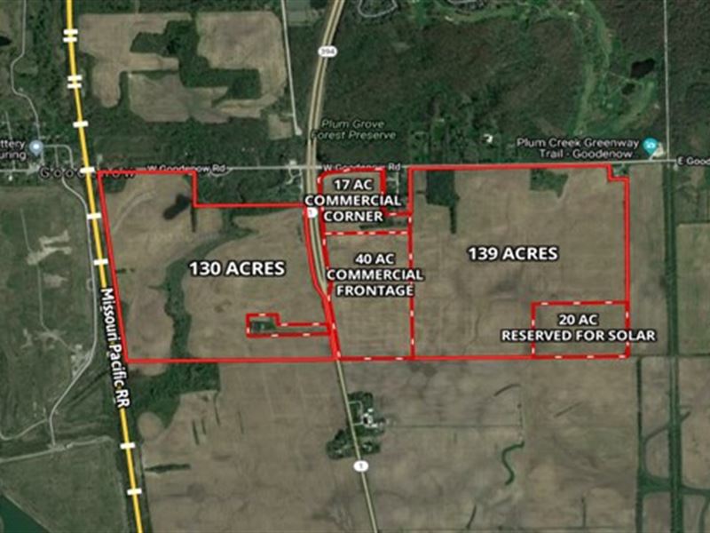 352 Acre Beecher Industrial / Farm, Farm for Sale in Illinois, #261099 ...