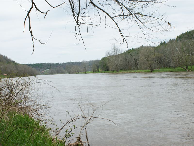 Land on Historic New River Farm for Sale in Fries, Grayson County