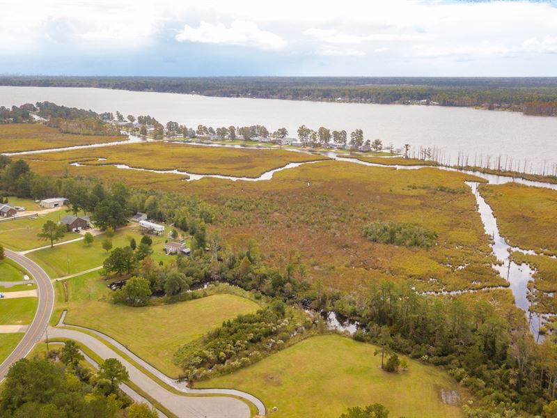 10 Acres of Waterfront Land Farm for Sale in Chocowinity, Beaufort