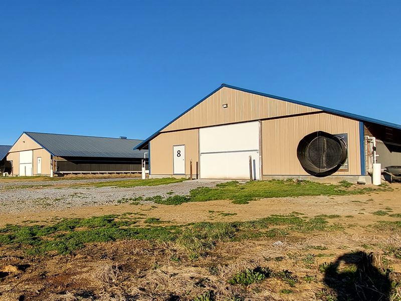 Broiler Farm, 2019, 8 Houses : Resaca : Murray County : Georgia