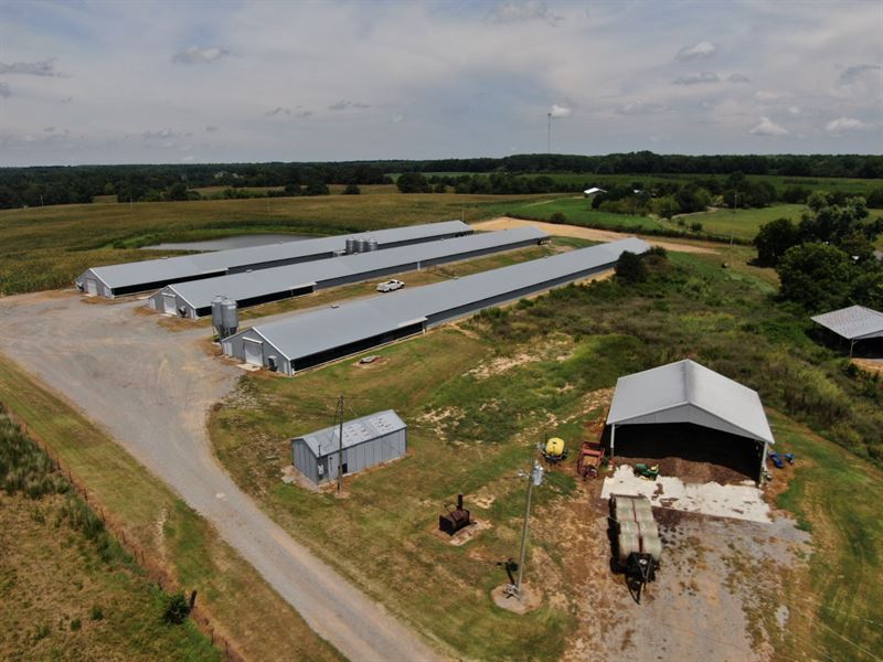 3 House Broiler Farm Cullman, AL, Farm for Sale in Alabama, #328454 ...