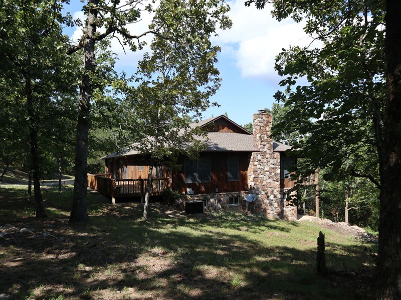 Country Home & Acreage on River : Glencoe : Fulton County : Arkansas