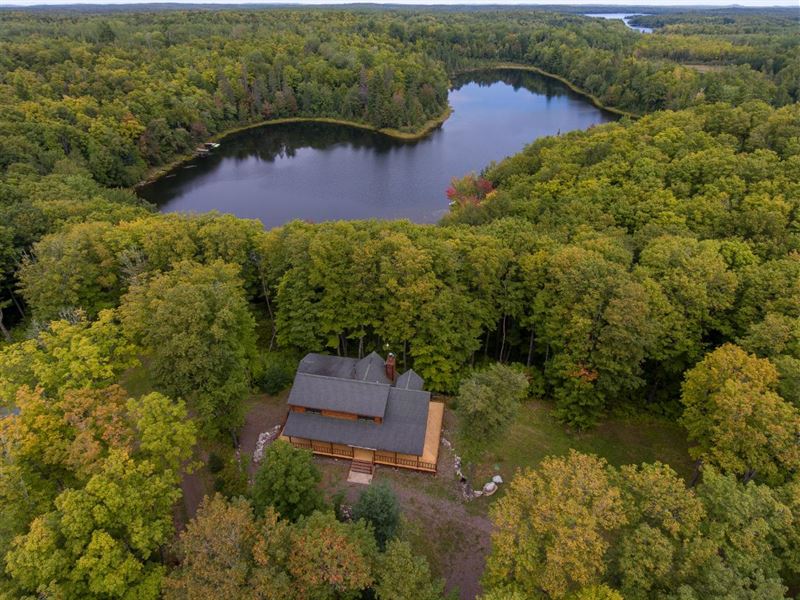 Etna Lake Home on 15 Ac, Farm for Sale in Wisconsin, #333226 : FARMFLIP