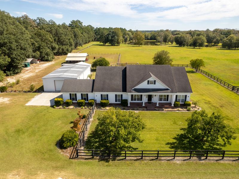 51 Ac Pasture, Home and Stables : Lakeland : Lanier County : Georgia