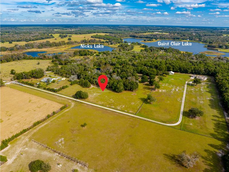 10 Acres with Freshwater Springs : Brooksville : Hernando County : Florida