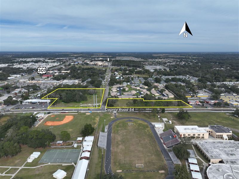 Ten Acres for Comm Devel CR Hwy 54 : Zephyrhills : Pasco County : Florida