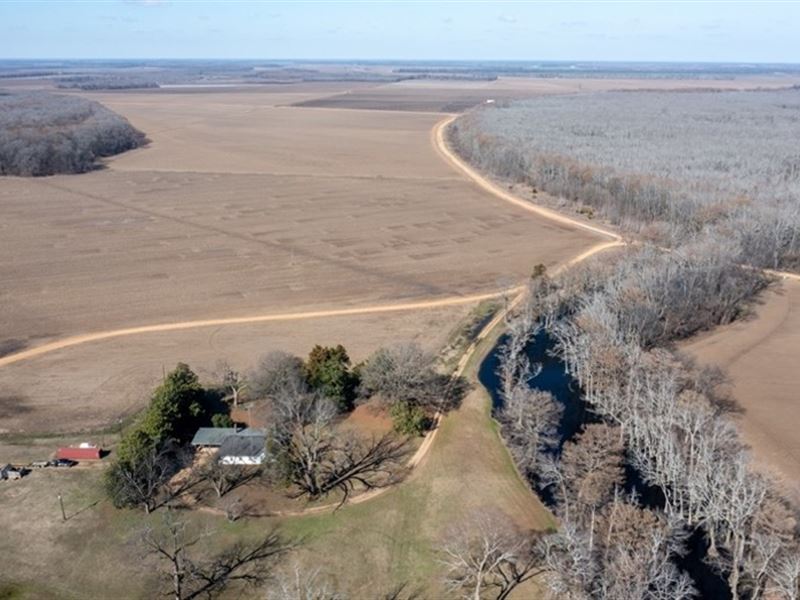 224 Acres with A Home in Leflore Co : Minter City : Leflore County : Mississippi