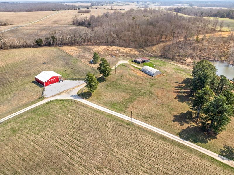 Beautiful Farm with Pond & Views : Hopkinsville : Christian County : Kentucky