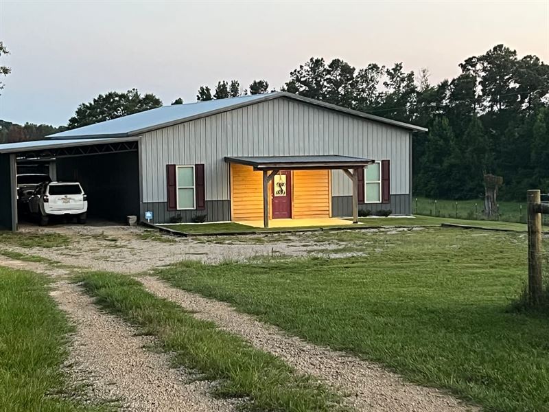 Horse Farm with Barndominium : Banks : Pike County : Alabama