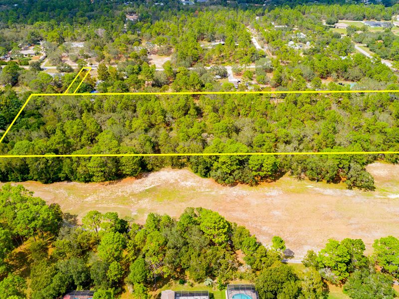 7.54 Acres on Golf Course, No HOA : Homosassa : Citrus County : Florida