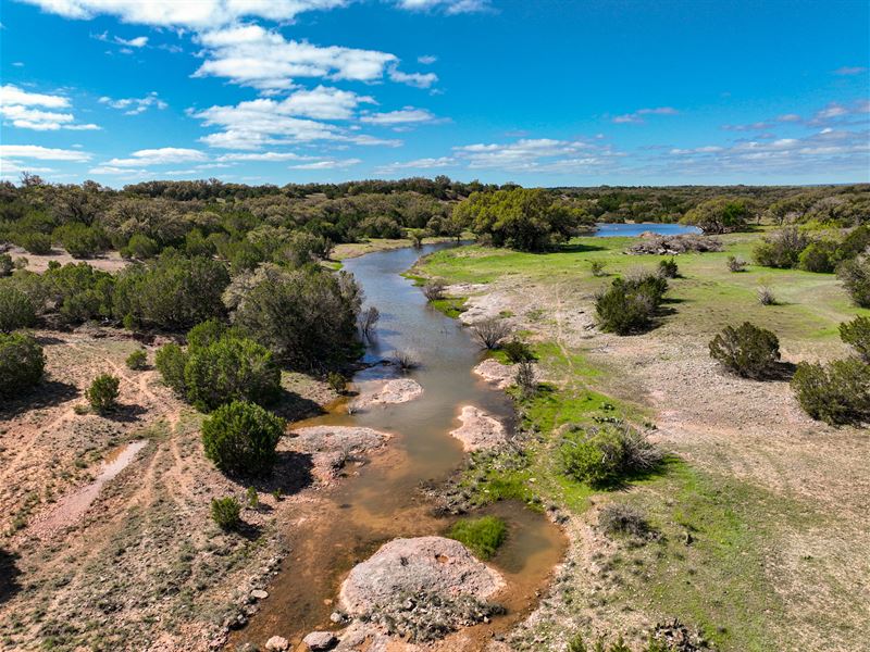 Rocky Creek Hill Country Ranch : Goldthwaite : Mills County : Texas