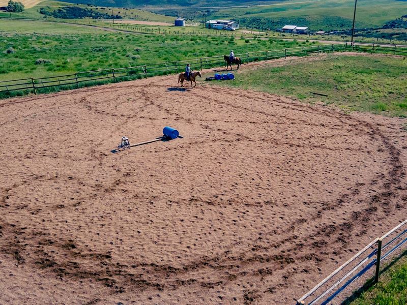 Arena and Views : Hayden : Routt County : Colorado