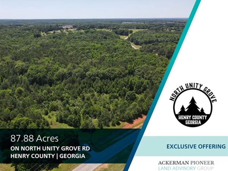 87.88 Acres, N Unity Grove Rd : Locust Grove : Henry County : Georgia