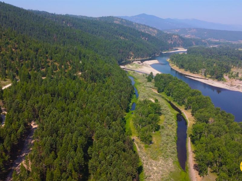 Clark Fork Bluff : Frenchtown : Missoula County : Montana