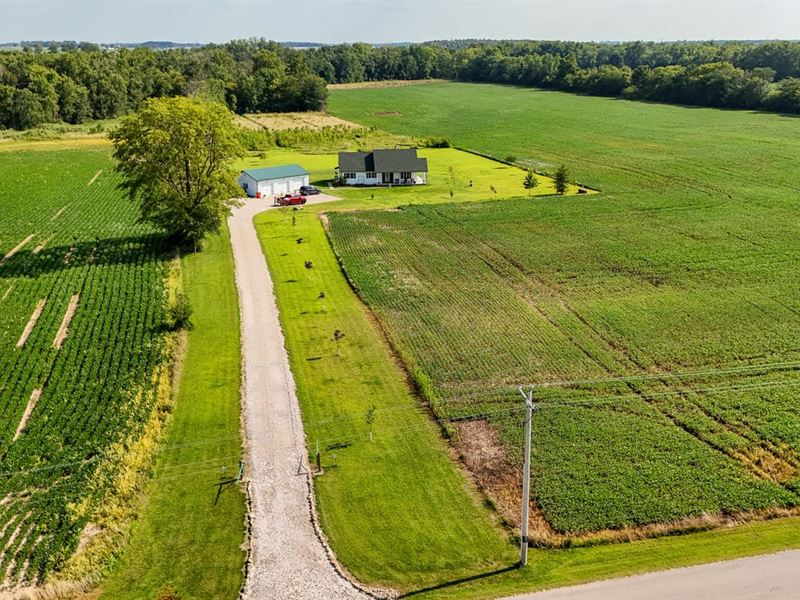 Beautiful Home and Hunting Property : Galveston : Cass County : Indiana