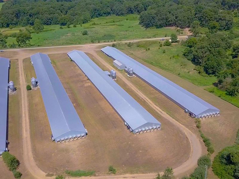 Poultry Farms for Sale, Arkansas : Clarksville : Johnson County : Arkansas