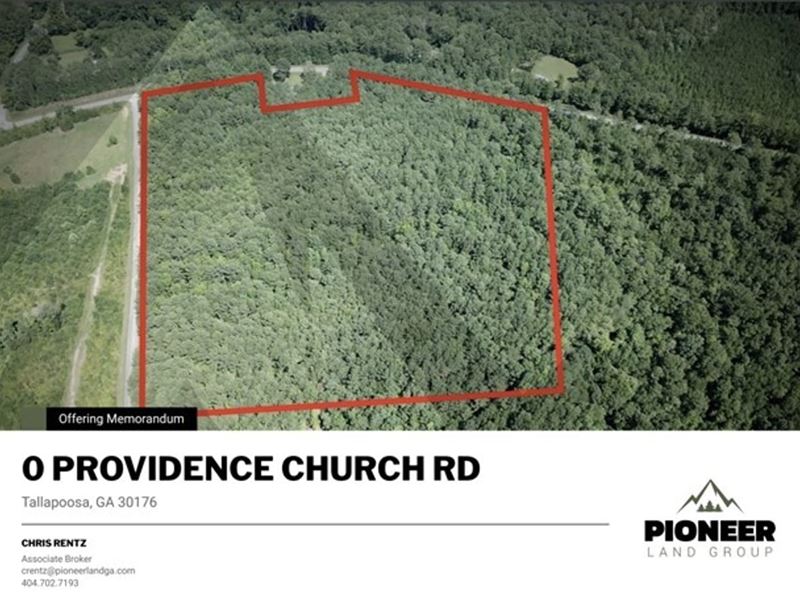 21.51 Acres, Providence Church Rd : Tallapoosa : Haralson County : Georgia