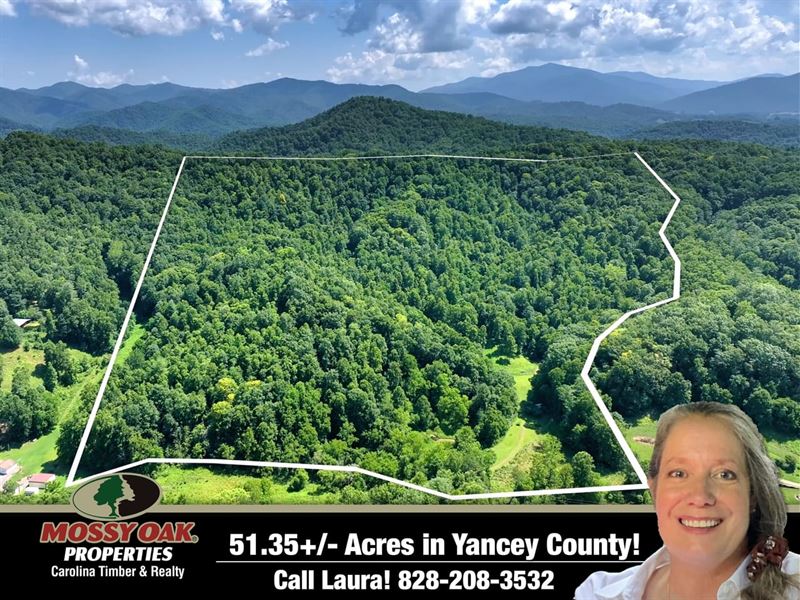 51.35 Unrestricted Acres : Green Mountain : Yancey County : North Carolina