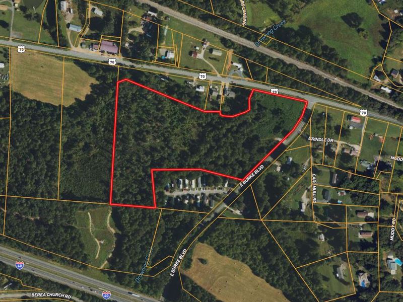 13.73 Acres in Burke County, NC : Connelly Springs : Burke County : North Carolina