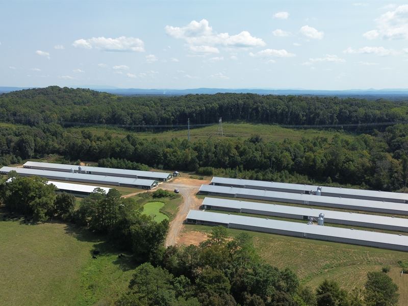 Well-Kept 6 Hse Breeder Poultry Frm : Calhoun : Gordon County : Georgia