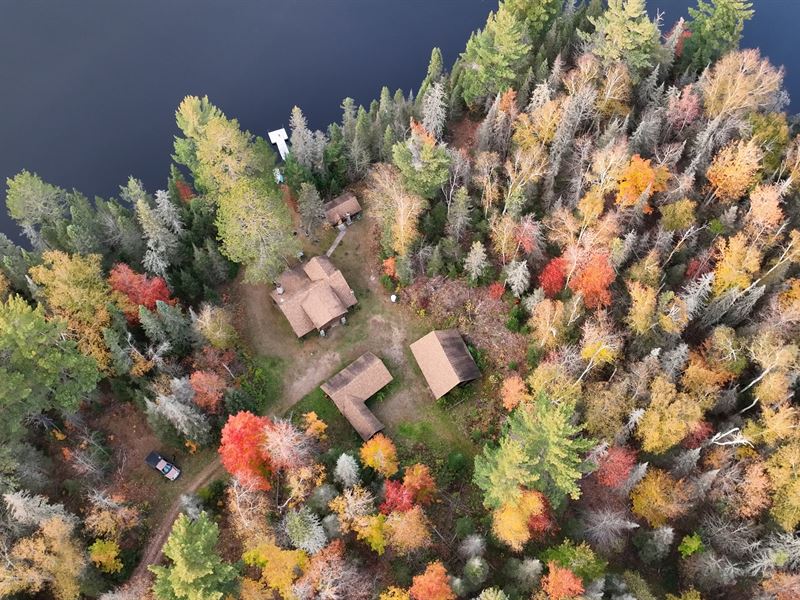 Log Cabin / Home on 155 Acres : Champion : Marquette County : Michigan