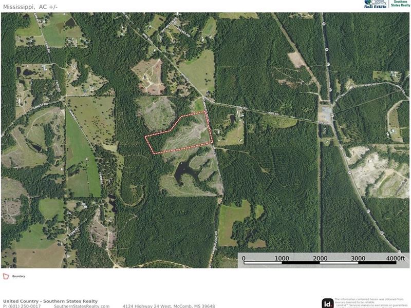 Vancleave MS 27 Acres for Sale : Vancleave : Jackson County : Mississippi